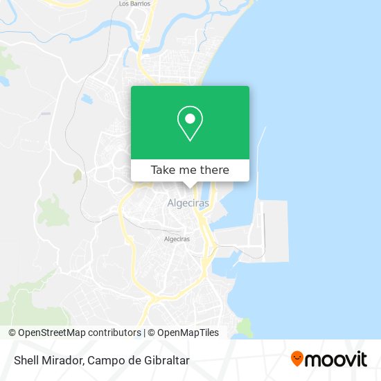 Shell Mirador map