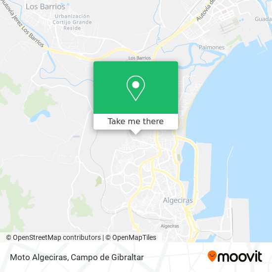 Moto Algeciras map