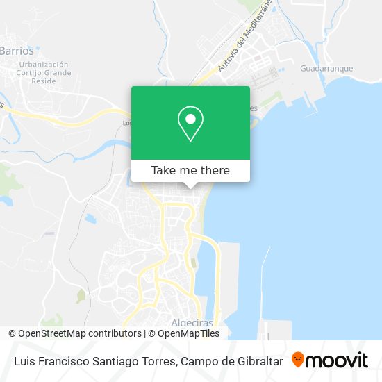 Luis Francisco Santiago Torres map