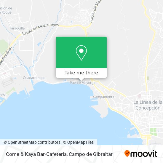 mapa Come & Kaya Bar-Cafeteria