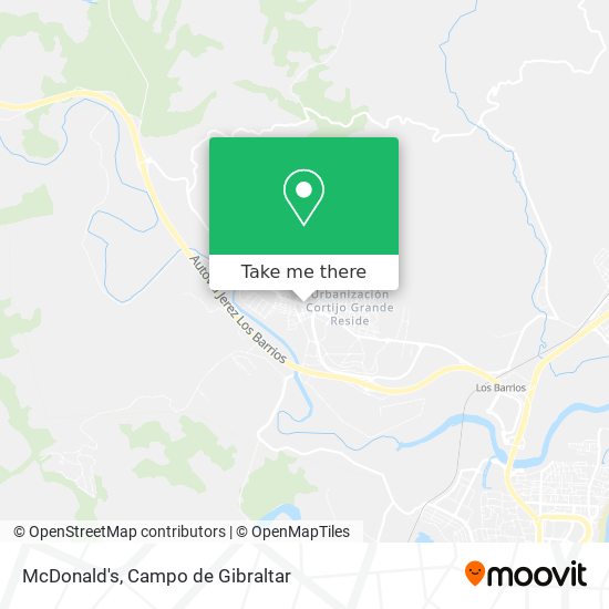 McDonald's map