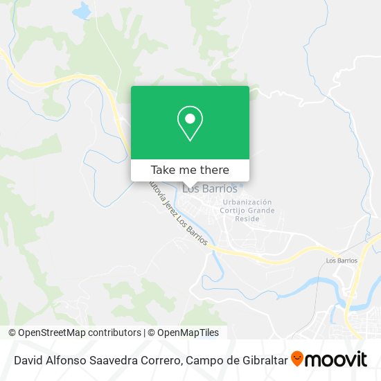 David Alfonso Saavedra Correro map