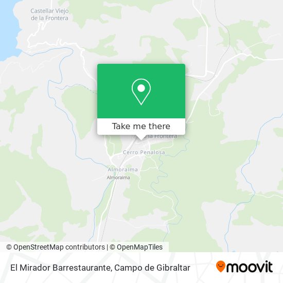El Mirador Barrestaurante map