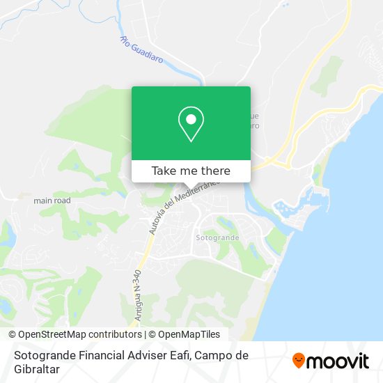 Sotogrande Financial Adviser Eafi map