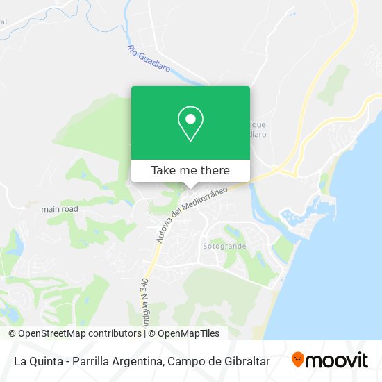 mapa La Quinta - Parrilla Argentina