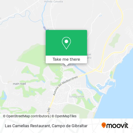 Las Camelias Restaurant map