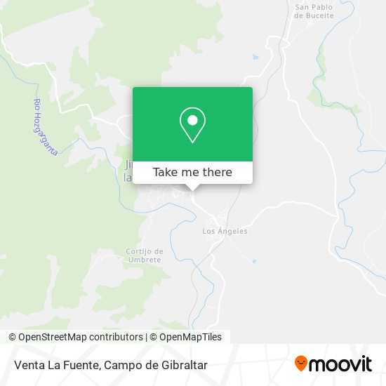 Venta La Fuente map