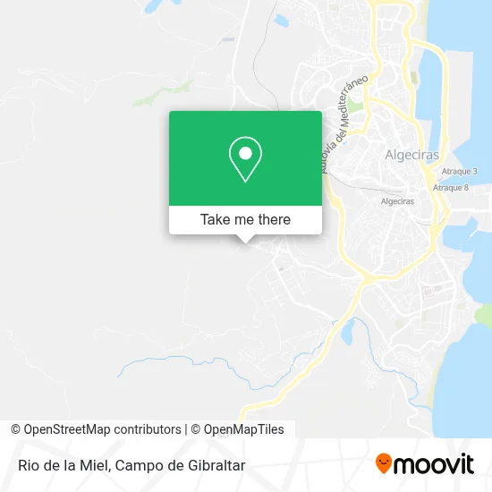Rio de la Miel map