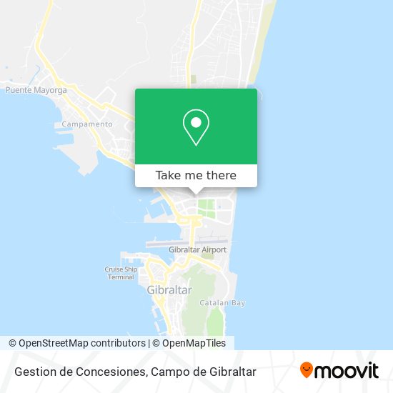 Gestion de Concesiones map