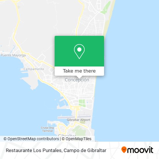 mapa Restaurante Los Puntales