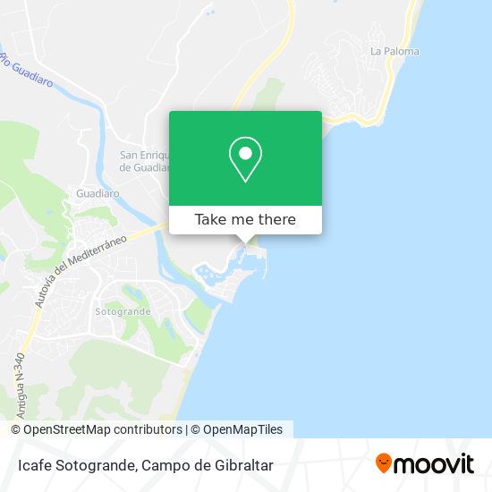 Icafe Sotogrande map