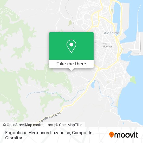 mapa Frigorificos Hermanos Lozano sa