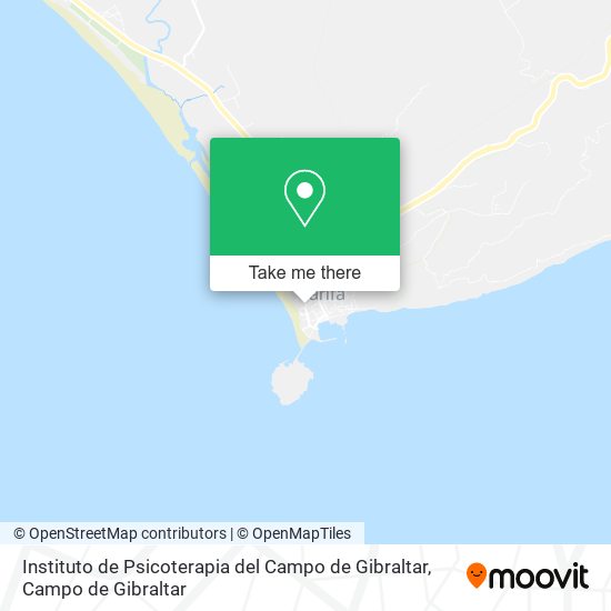 Instituto de Psicoterapia del Campo de Gibraltar map