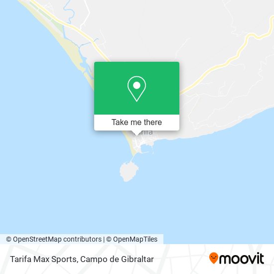 Tarifa Max Sports map