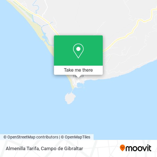Almenilla Tarifa map