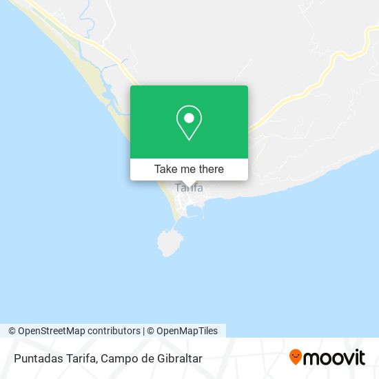 Puntadas Tarifa map