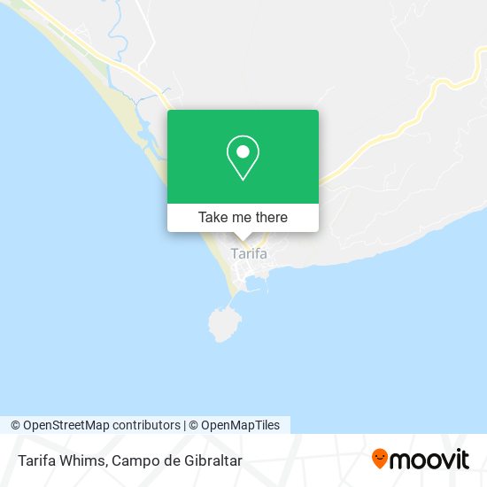 Tarifa Whims map