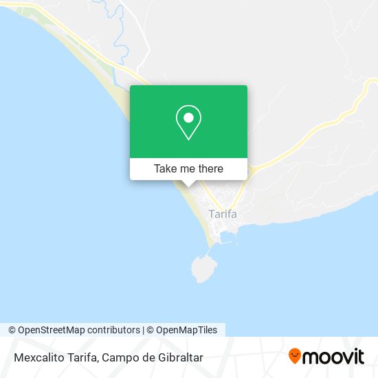 Mexcalito Tarifa map