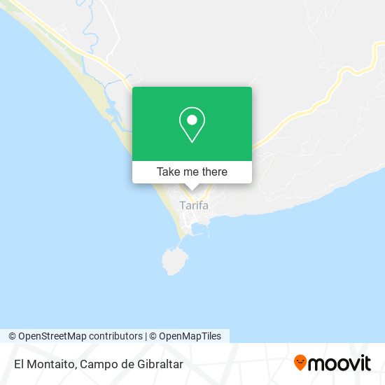 El Montaito map