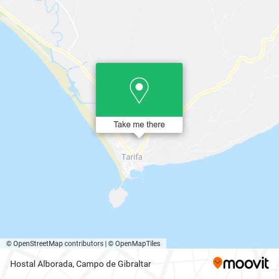 mapa Hostal Alborada