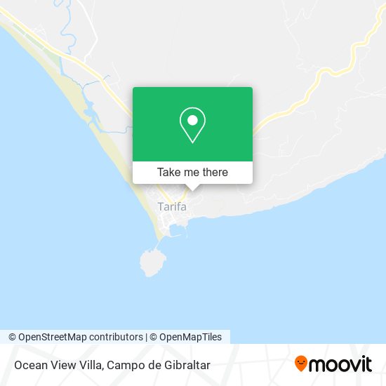 Ocean View Villa map