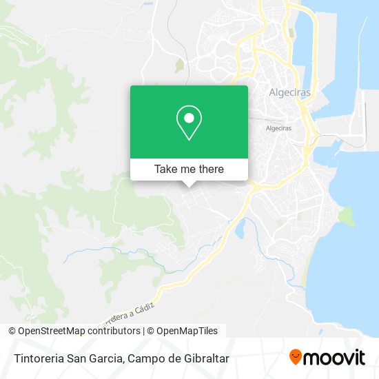 mapa Tintoreria San Garcia