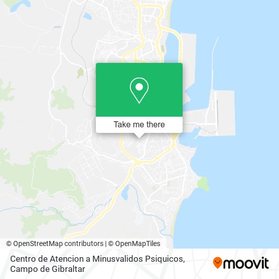 Centro de Atencion a Minusvalidos Psiquicos map