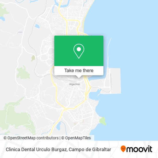mapa Clinica Dental Urculo Burgaz