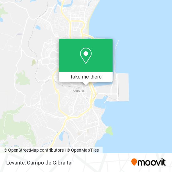 Levante map