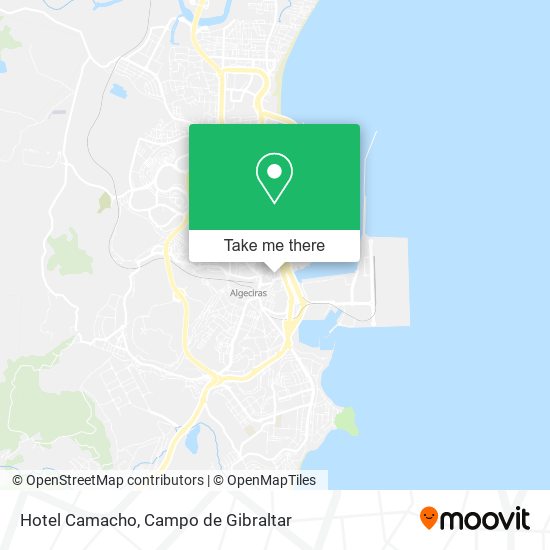 Hotel Camacho map