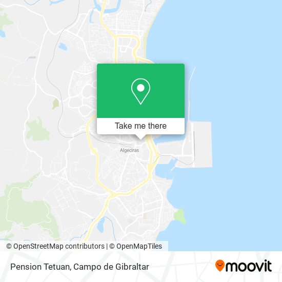 Pension Tetuan map