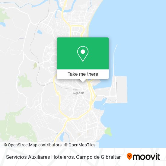 mapa Servicios Auxiliares Hoteleros