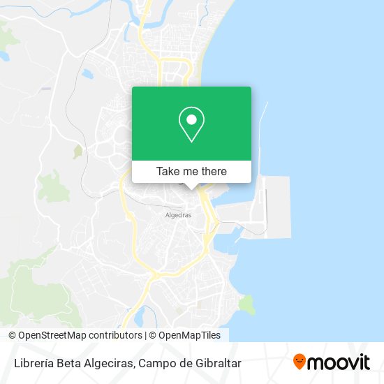 Librería Beta Algeciras map