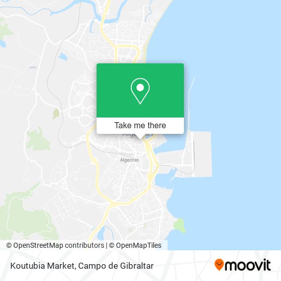 Koutubia Market map