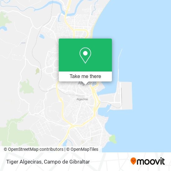 Tiger Algeciras map