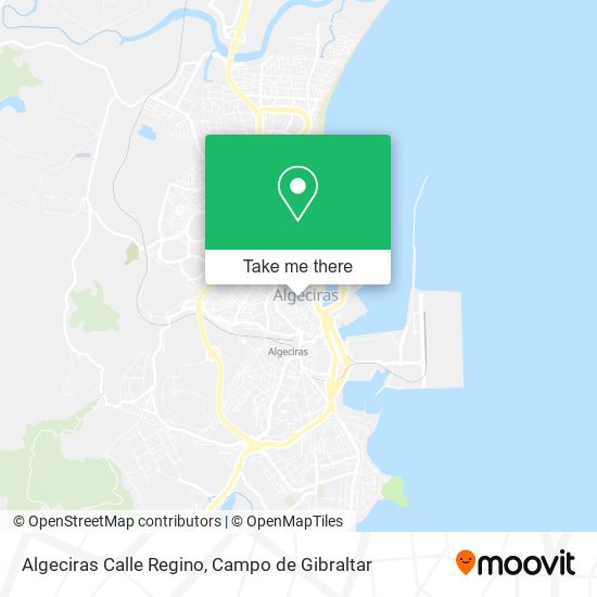 Algeciras Calle Regino map