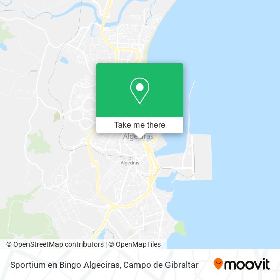 mapa Sportium en Bingo Algeciras