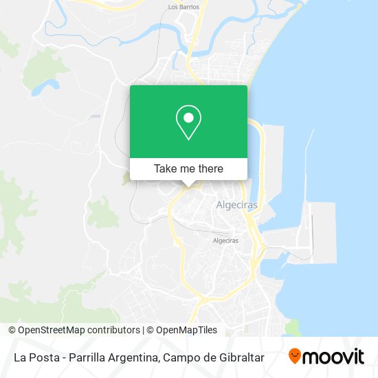 mapa La Posta - Parrilla Argentina