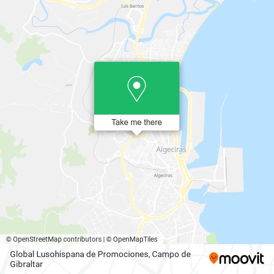 Global Lusohispana de Promociones map