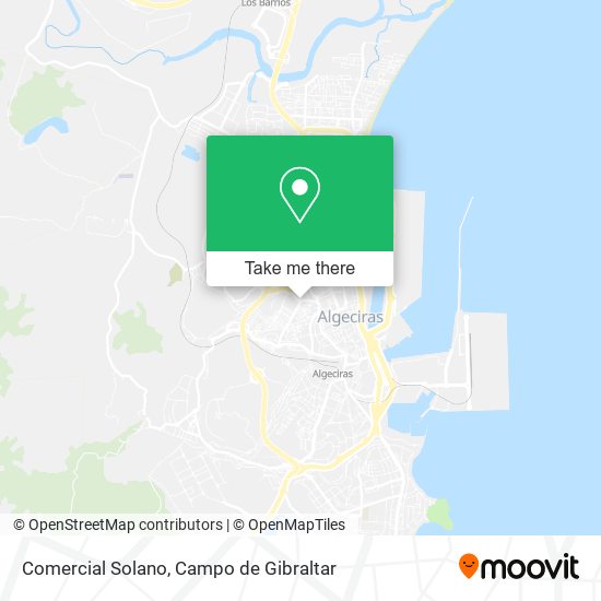Comercial Solano map