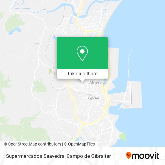 Supermercados Saavedra map