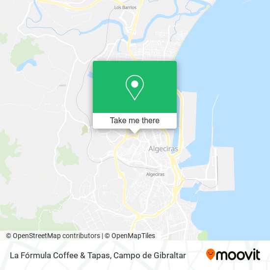 La Fórmula Coffee & Tapas map