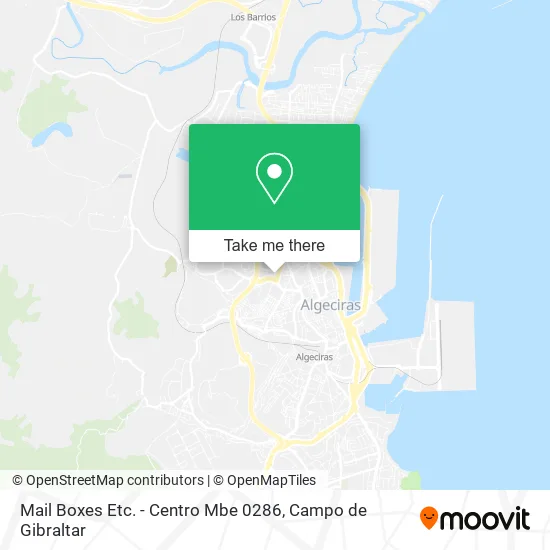 Mail Boxes Etc. - Centro Mbe 0286 map