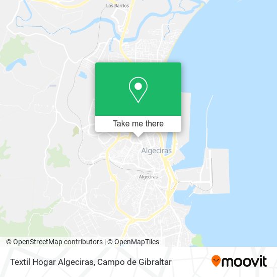 Textil Hogar Algeciras map