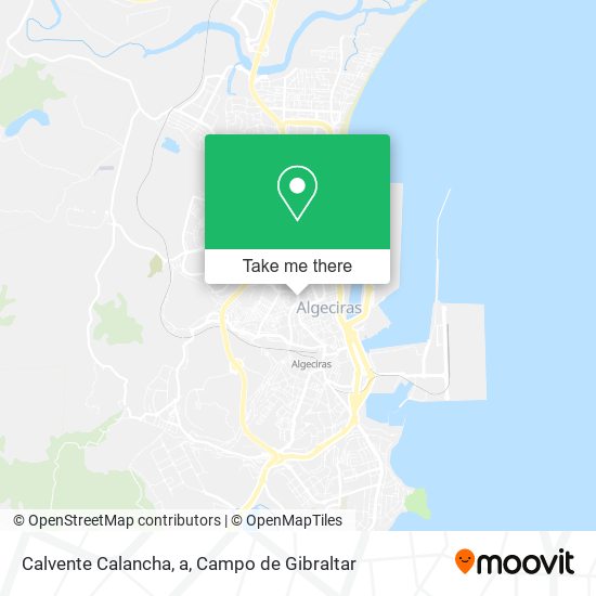 Calvente Calancha, a map