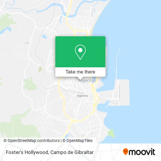 Foster's Hollywood map