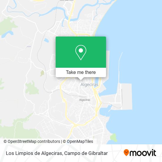 Los Limpios de Algeciras map
