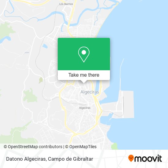 mapa Datono Algeciras