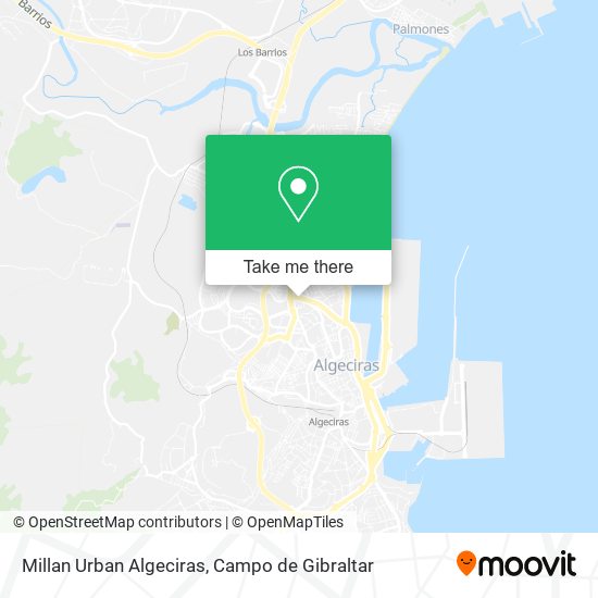 mapa Millan Urban Algeciras