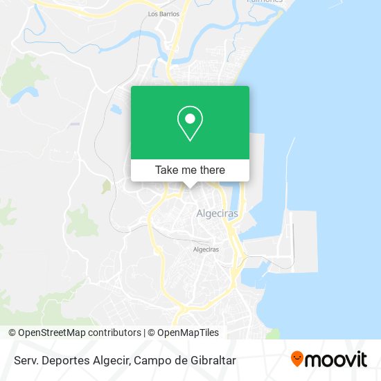 Serv. Deportes Algecir map